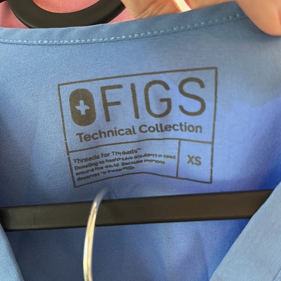 Figs Ceil Blue Scrub Set XSTall - Picture 5 of 7